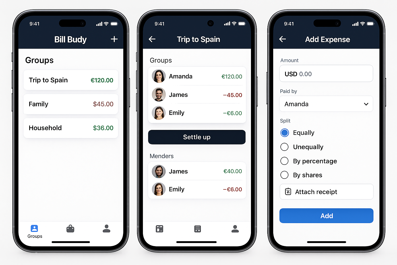 Bill_buddy using Flutter